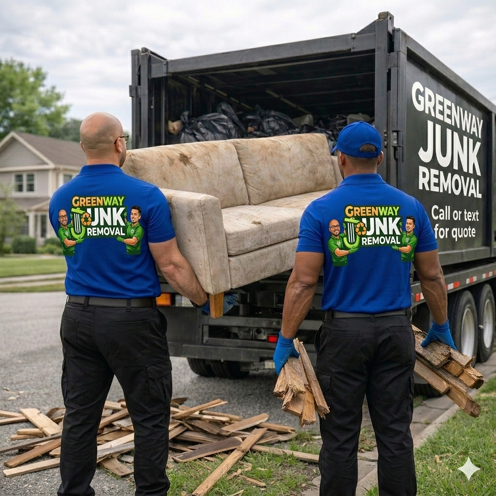 Greenway Removal team loading furniture into truck — Kissimmee
